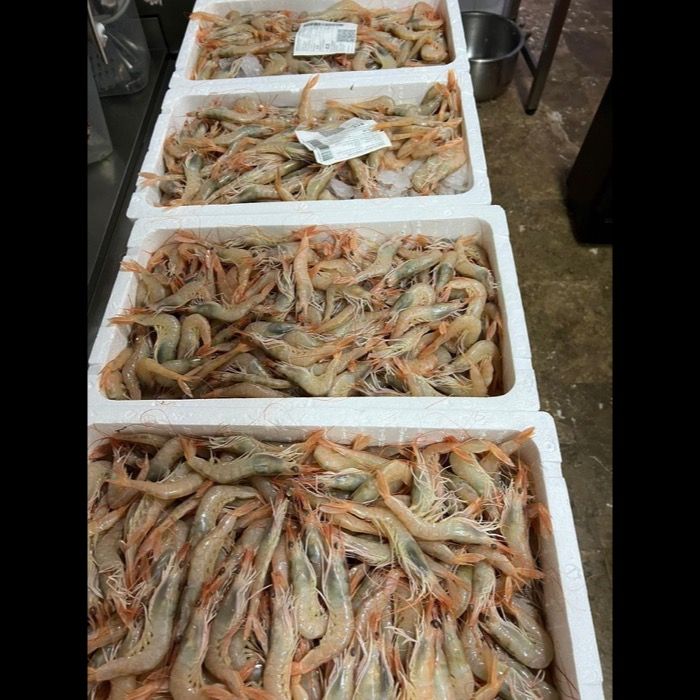 Gambas blancas en Casa Machín, Écija