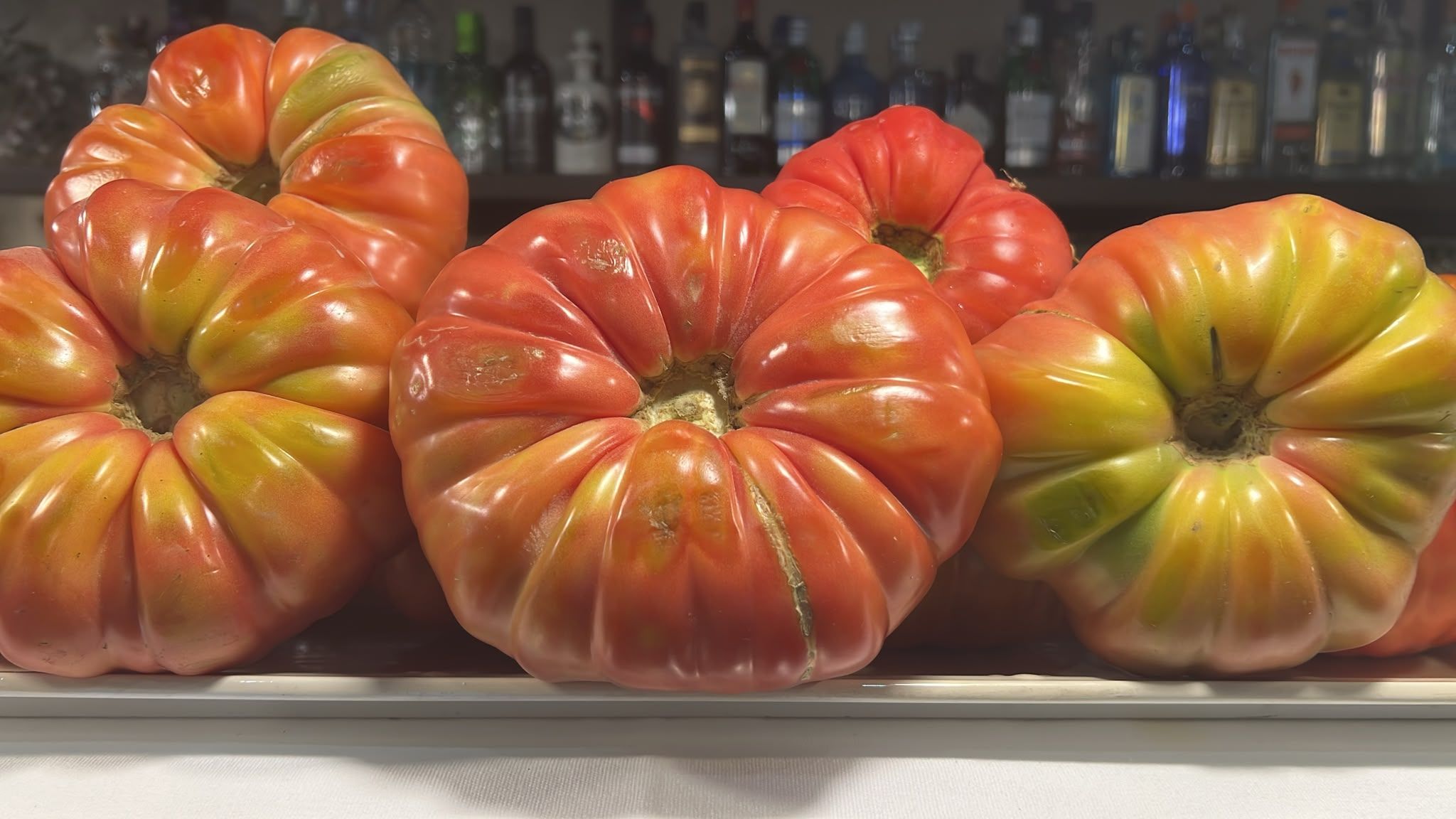 Tomate de temporada en Casa Machín, Écija